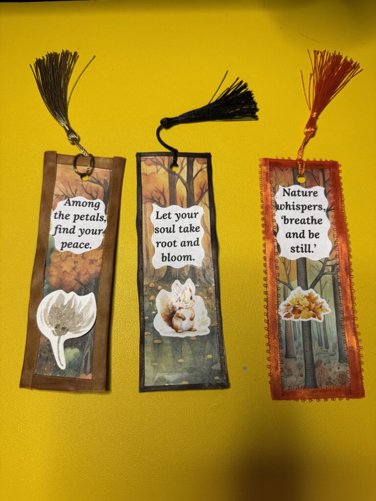 Whimsy Marks: Handmade 3 Bookmark Set
