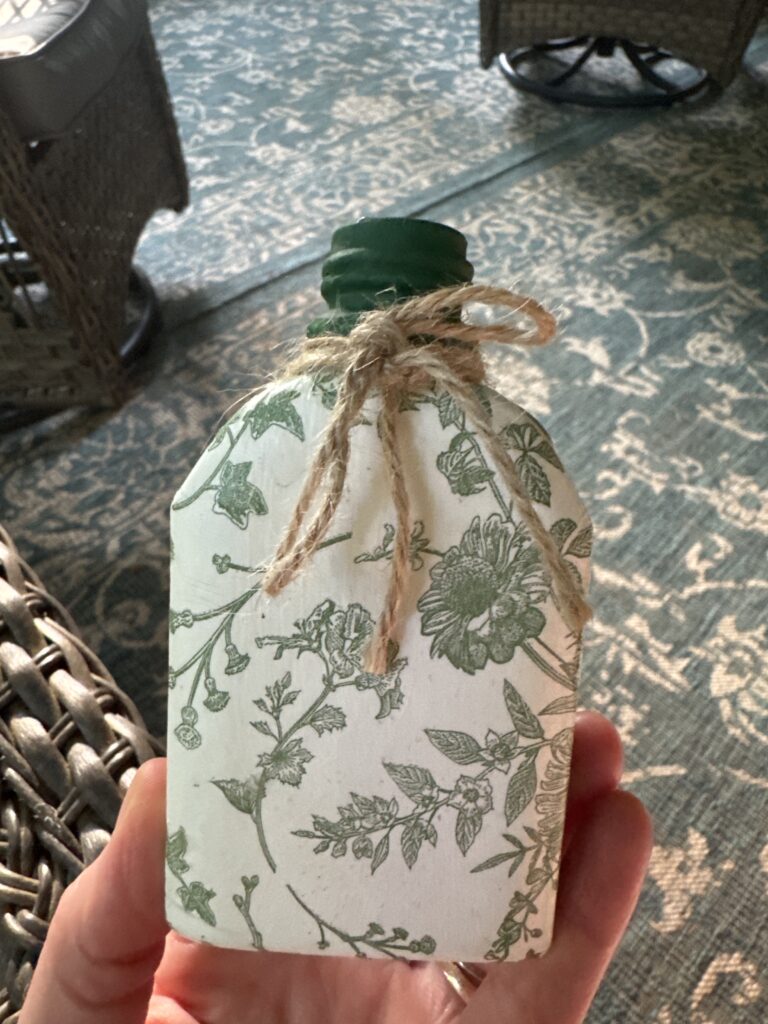 Antique Herbarium Field Bottle Vase