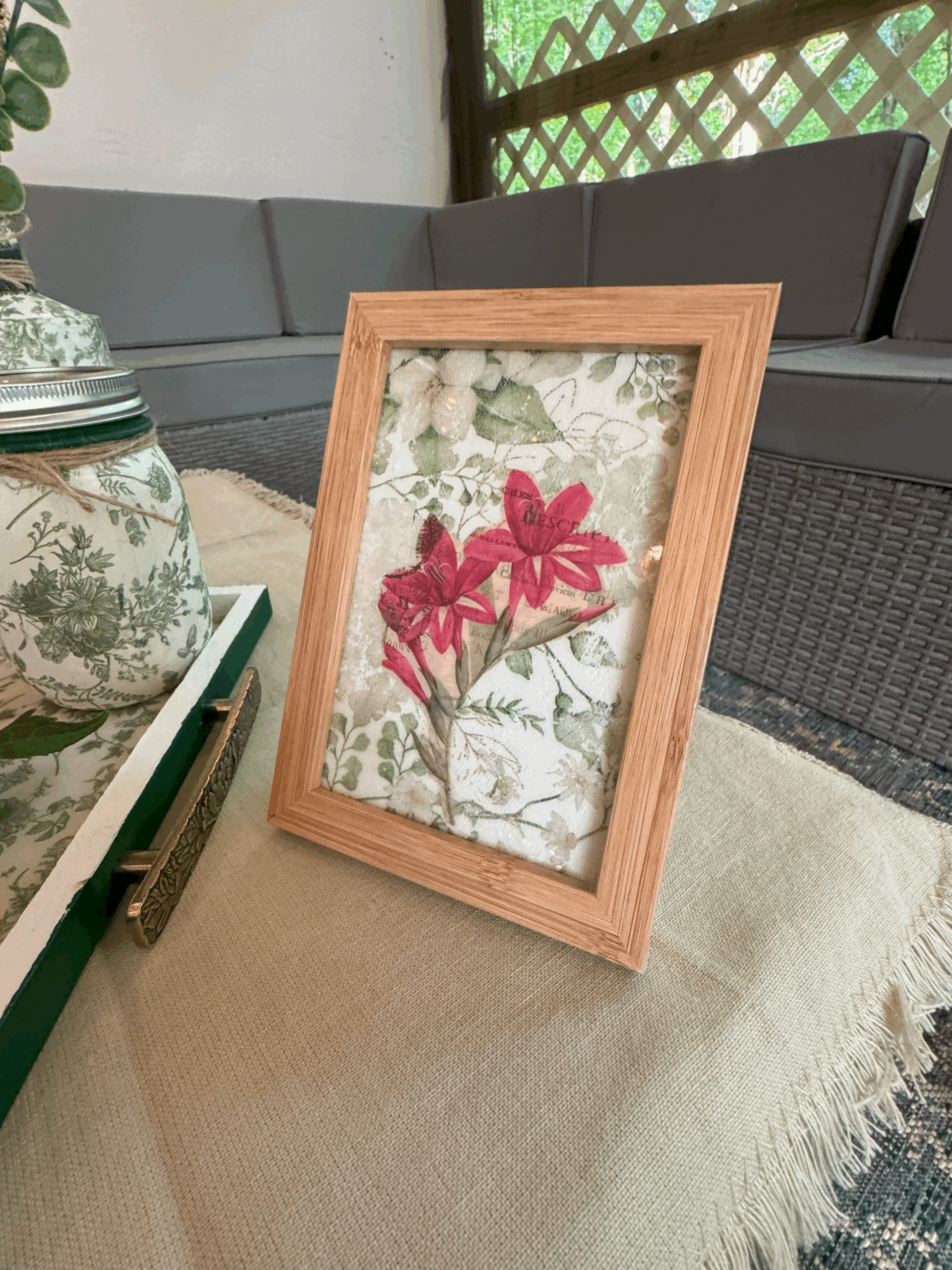 Antique Herbarium Framed Floral Art - Image 6