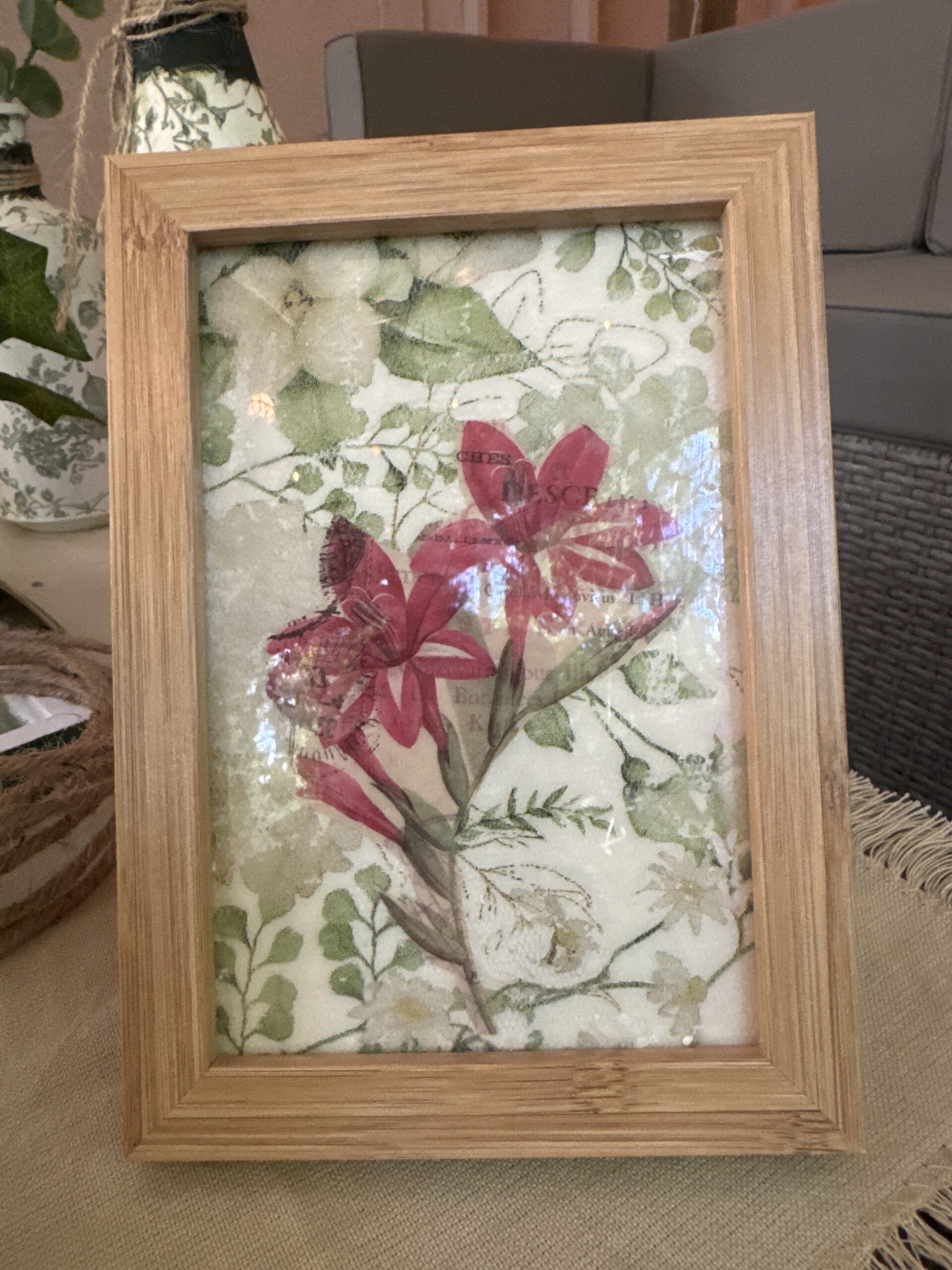 Antique Herbarium Framed Floral Art - Image 5
